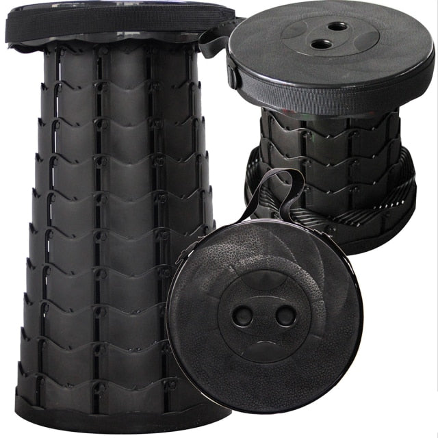 Travel Companion | Foldable Hiking Stool with Adjustable Height | Lightweight Design for Comfort Anytime