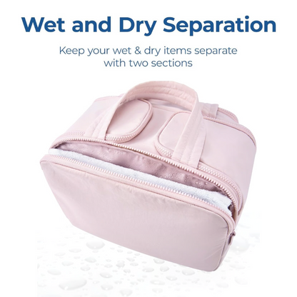Travel Essentials | Compact Toiletry Organizer with Waterproof Lining | Lightweight Design for Effortless Packing