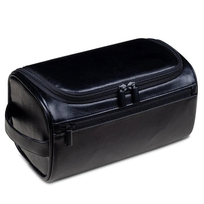 Travel Essentials | Premium Leather Toiletry Bag with Ample Storage | Stylish Organizer for Travelers