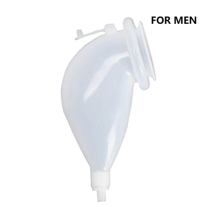 Travel Urinal System | Silicone Collector with Padded Rim & 1000ml Capacity for Comfortable Use