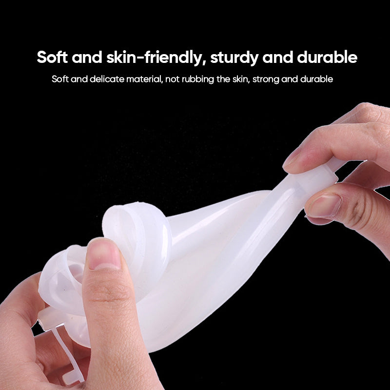 Travel Urinal System | Silicone Collector with Padded Rim & 1000ml Capacity for Comfortable Use