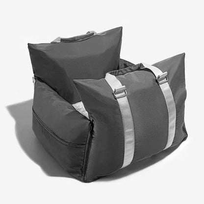 Travelpup | Dog Seat Bed with Adjustable Safety Straps | Comfortable and Secure Car Rides