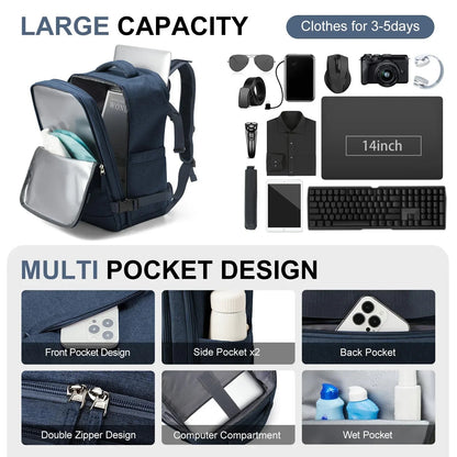 Trekvora | Travel Backpack with Waterproof Design & Laptop Compartment | Versatile Storage for Active Lifestyles