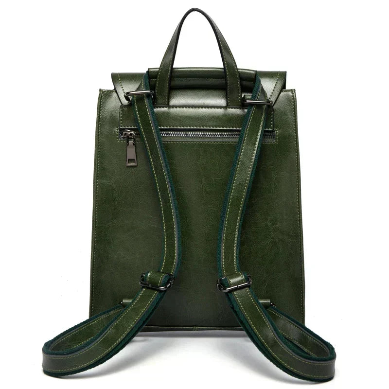 Sophisticated Leather Backpack for Women – Everyday Travel Companion