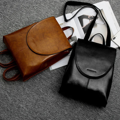 Sophisticated Leather Backpack for Women – Everyday Travel Companion