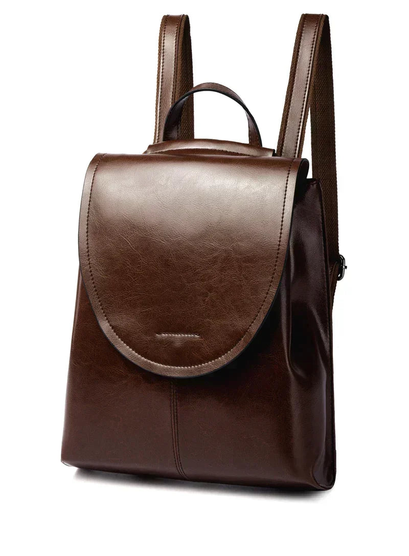 Sophisticated Leather Backpack for Women – Everyday Travel Companion