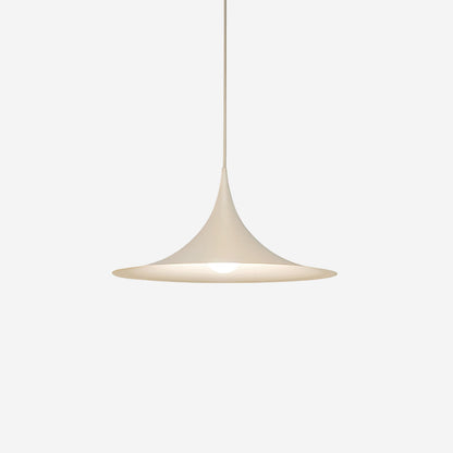 Metal Dome Drop Ceiling Fixture for Kitchen Island & Dining Table – Cord-Adjustable Contemporary Hanging Light with E26 Socket in Black, Whi