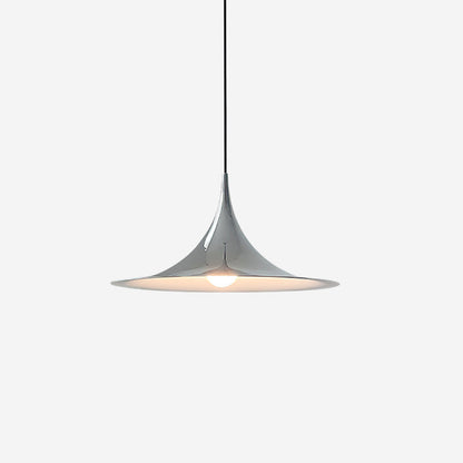 Metal Dome Drop Ceiling Fixture for Kitchen Island & Dining Table – Cord-Adjustable Contemporary Hanging Light with E26 Socket in Black, Whi