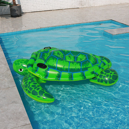 Ortekor Turtle Lounger | Inflatable Pool Float with Ergonomic Design | Colorful Summer Fun for Relaxation