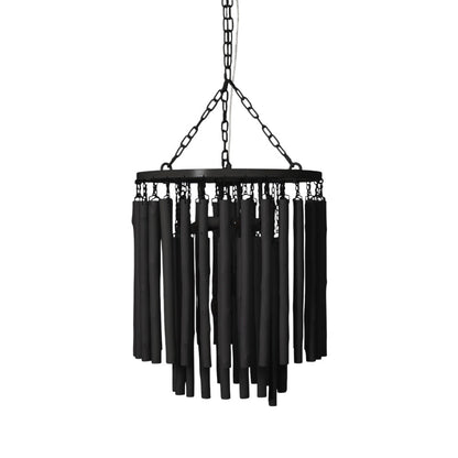 Layered Stick Pendant Light Fixture Metal Construction Adjustable Height Dining Room Entryway Foyer Modern Overhead Illumination Statement P