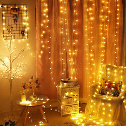 Fairy Lights for Bedroom, Outdoor String Lights with Decorative Ball and Star Bulbs, LED Twinkle Lights for Indoor Decor
