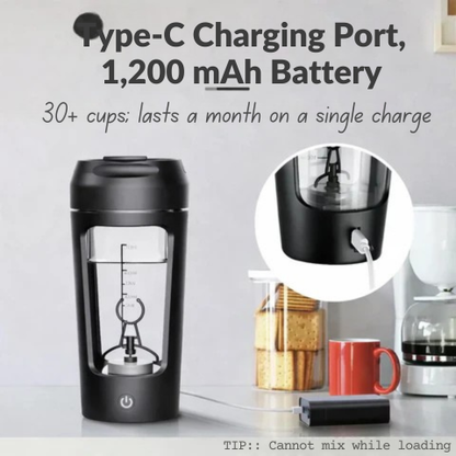 Electric Protein Mixer Bottle | Self-Stirring Shaker Cup | USB Blender Cup