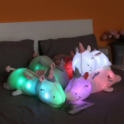 Cuddle Glow | LED Night Light Plush Unicorn with Soothing Glow | Soft Comfort for Bedtime