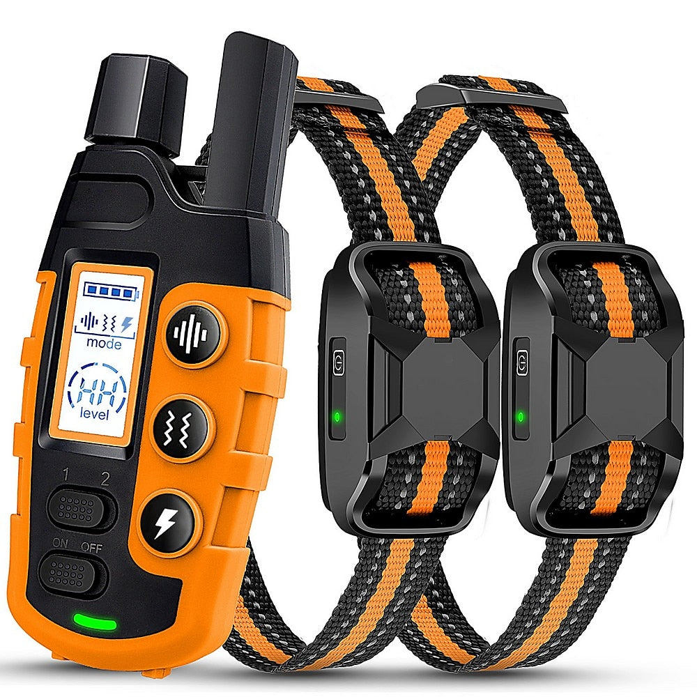 Ultimate Dog Training Collar | 1000m Remote E-Collar with Waterproof Design | Adjustable Settings for Effective Behavior Modification