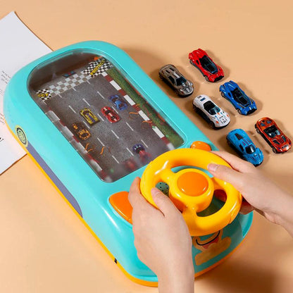 Toy Steering Wheel, Race Car Steering Wheel Driving Simulator Toy for Kids, Electronic Learning Toy for Preschoolers