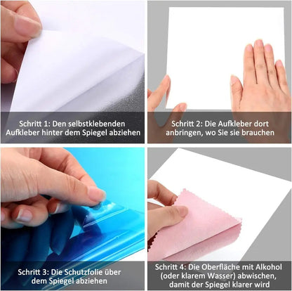 Ultra-Flexible Mirror Window Film | Shatterproof Self-Adhesive Solution for Safe Spaces
