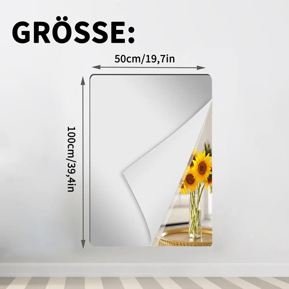 Ultra-Flexible Mirror Window Film | Shatterproof Self-Adhesive Solution for Safe Spaces