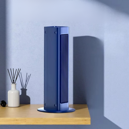 Bladeless Fan Wall Mounted, Ultra Quiet Wall Mount Fan for Bedroom, Rechargeable Cordless Fan with Adjustable Airflow