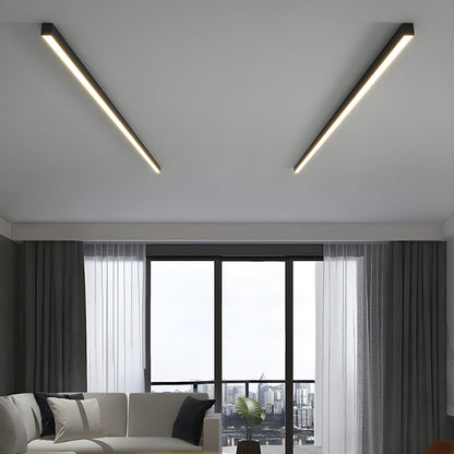 Ultra-Slim Linear LED Ceiling Light for Modern Kitchens & Offices – Flush Mount 2-4 Foot Bar Fixture