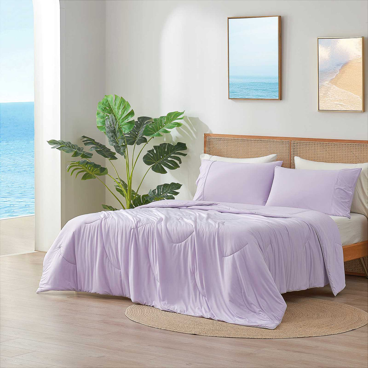 Ultra Cooling Comforter | Double-Sided Design with Advanced Fabric Technology | Lightweight for Year-Round Comfort