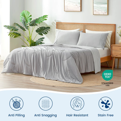 Ultra Cooling Comforter | Double-Sided Design with Advanced Fabric Technology | Lightweight for Year-Round Comfort