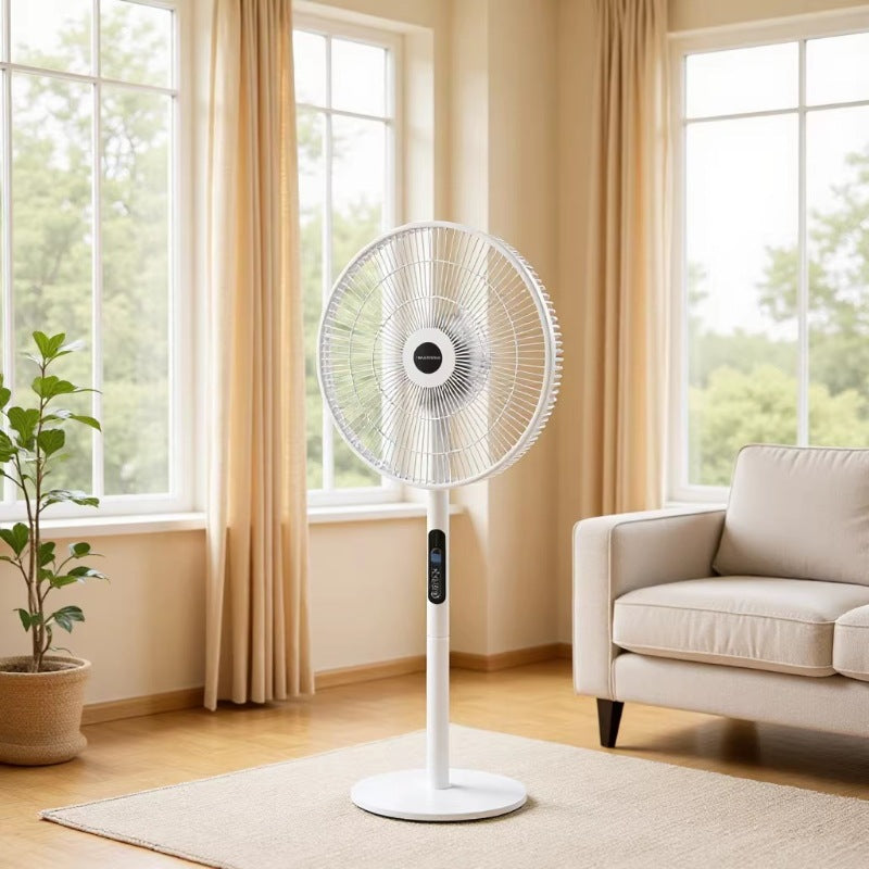 Pedestal Fan with Remote Control – 8 Speed Settings, 9-Hour Timer, Adjustable Height – Quiet Cooling for Bedroom, Living Room, Office