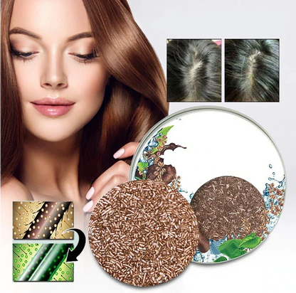 Natural Hair Darkening Shampoo Bar – Restores Color, Boosts Volume & Nourishes Scalp