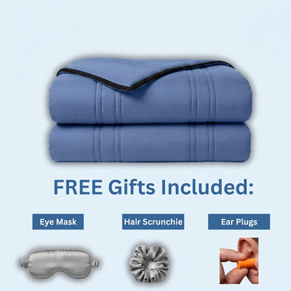 Cooling Blanket | Ice-Infused Fabric for Bed with Breathable Design | Ideal Cooling Blanket for Hot Sleepers