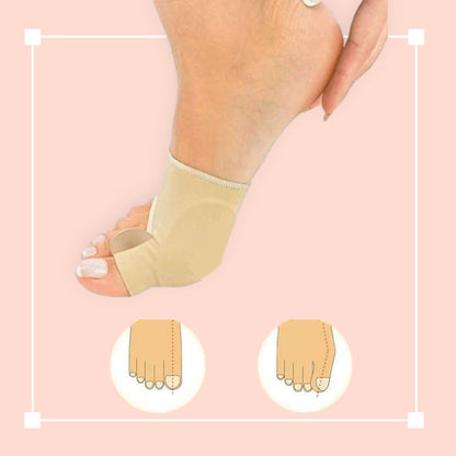 Soft Gel Toe Spacer Sleeve for Bunion & Hammertoe Relief – Cushioned Alignment Support for Daily Wear