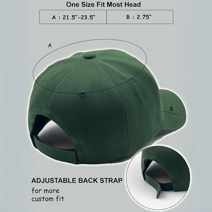 Baseball Caps for Outdoor Sports, Adjustable Baseball Cap with Structured Design, Outdoor Cap for Everyday Casual Wear