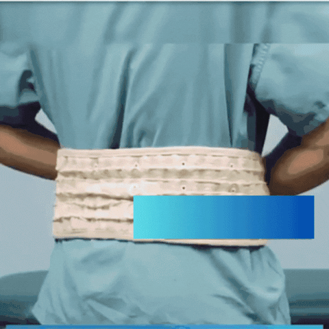 Ortekor PostureEase | Back Support Belt with Advanced Decompression Technology | Adjustable Comfort for Pain Relief