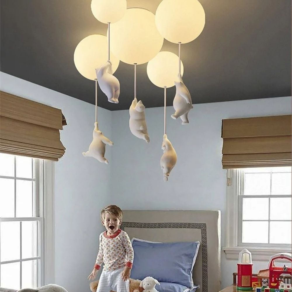 Fun Bear Shaped Ceiling Lamp