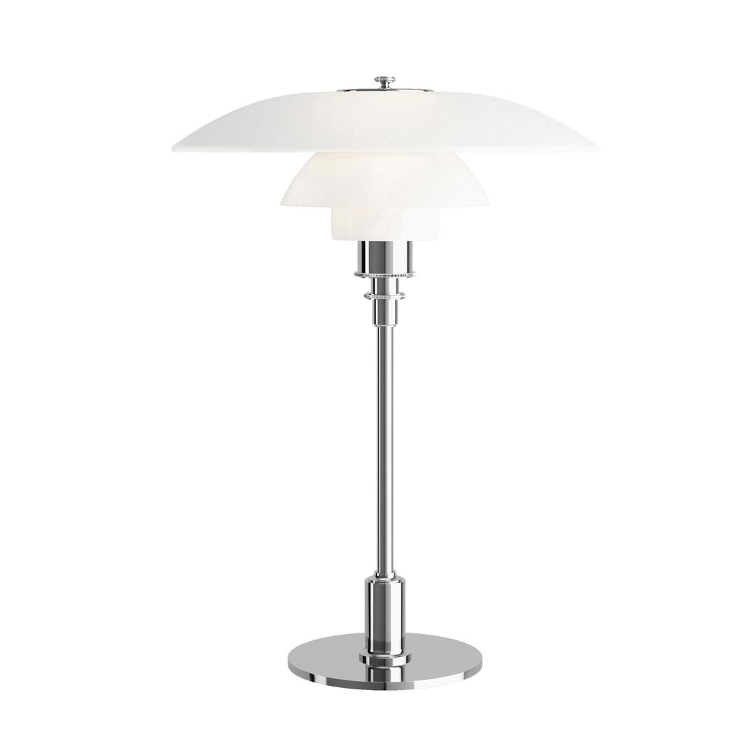 Glass Globe LED Table Lamp with Metallic Base – Modern Scandinavian Accent Lighting for Bedroom, Living Room, Office & Study