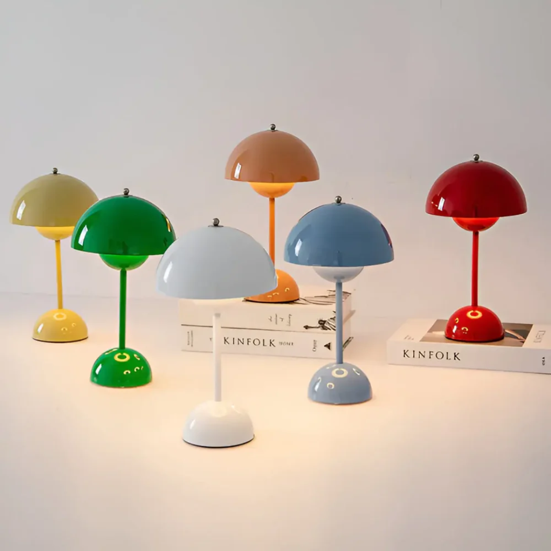 Rechargeable Cordless Table Lamp with Dimmable Touch Control for Indoor & Outdoor Use