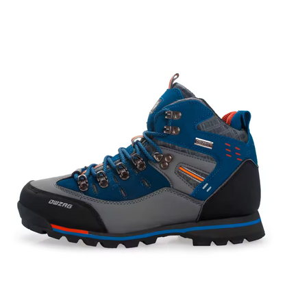 Men's Waterproof Hiking Boots with Non-Slip Rubber Sole – Mid-Ankle Trekking Shoes for Winter Trail Walking, Outdoor Adventures & Mountain