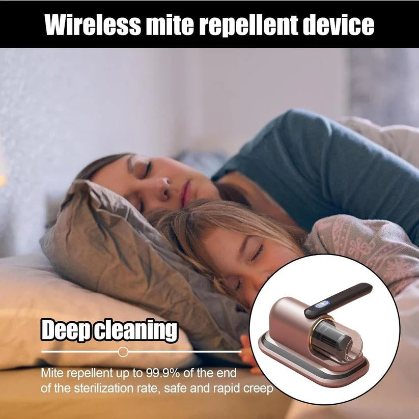 Upholstery & Mattress Cleaner with UV Sterilization & Powerful Suction | Cordless Design for Deep Cleaning