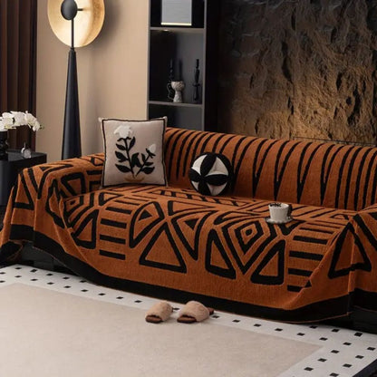 Urban Maze Sofa Cover - Premium Microfiber, Pet-Friendly Design