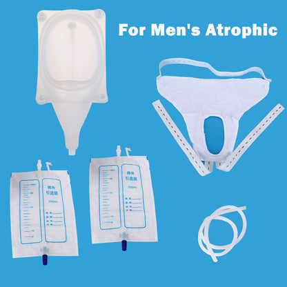 Portable Silicone Urinal Device for Adults — Unisex Travel Relief Solution with Adjustable Waist Strap for Camping, Road Trips & Emergencies