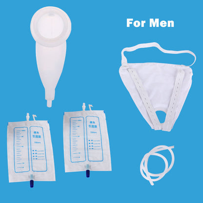 Portable Silicone Urinal Device for Adults — Unisex Travel Relief Solution with Adjustable Waist Strap for Camping, Road Trips & Emergencies