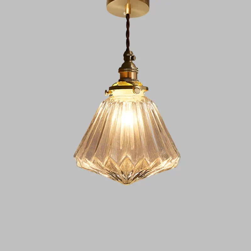 Clear Glass Hanging Lamp E27 Socket 6 in Diameter Scandinavian Style for Dining Room Kitchen Island Over Table Adjustable Cord Modern Minima