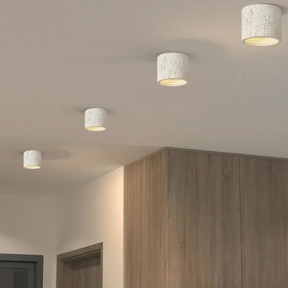 Pendant Lamp Minimalist Round Shade Multi-Finish Composite 5.5-7.9 in for Bedroom Dining Kitchen Entryway Cluster Lighting Modern Home Decor