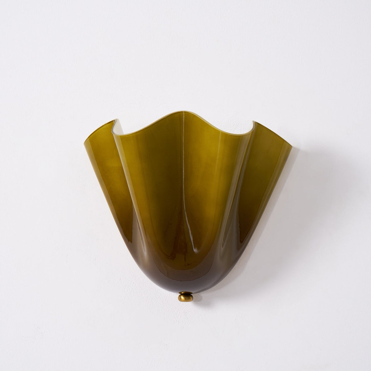 Dual-Socket Sconce Light with Textured Glass Shade in Warm Tones for Entryways & Powder Rooms
