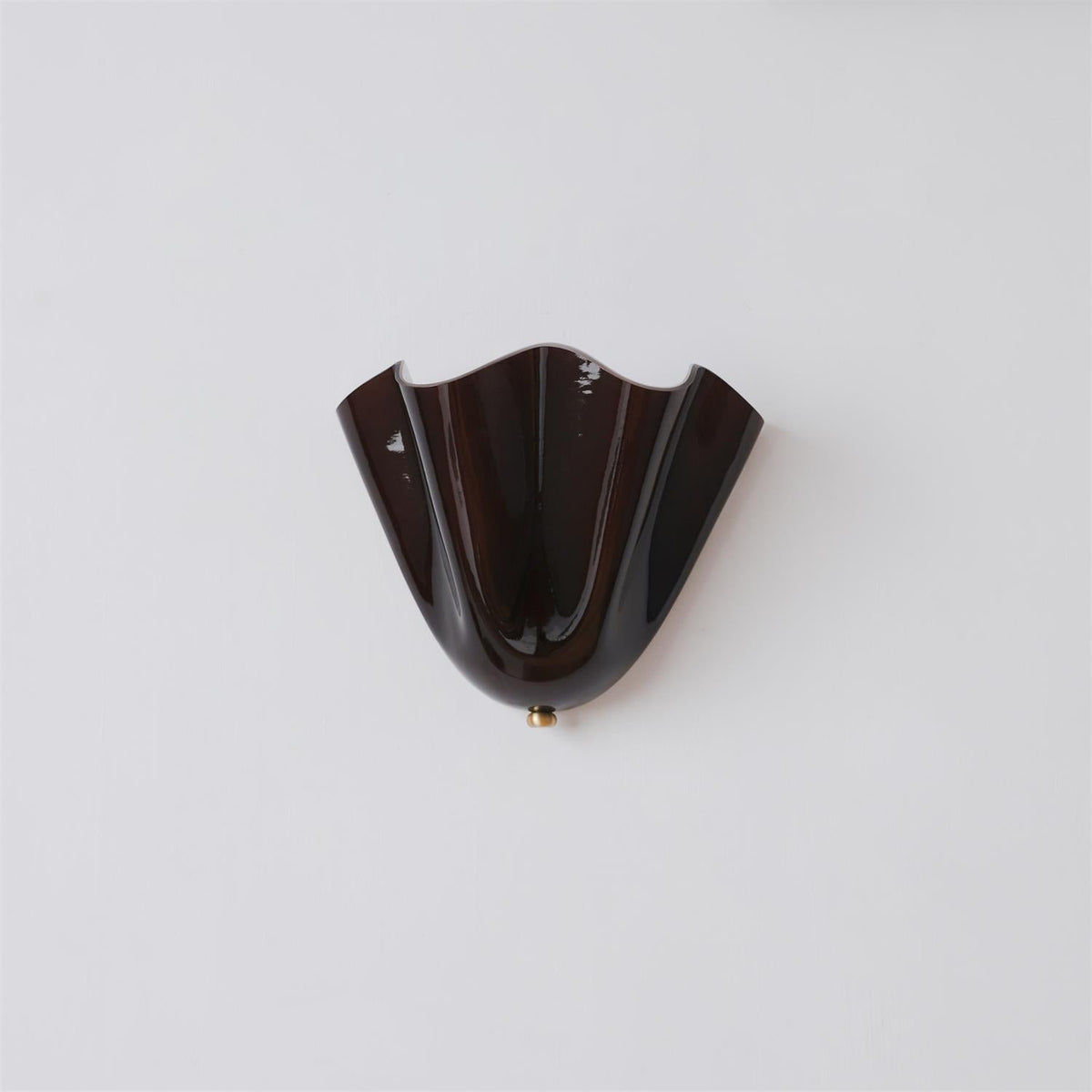 Dual-Socket Sconce Light with Textured Glass Shade in Warm Tones for Entryways & Powder Rooms