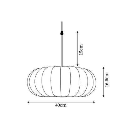 Fabric Drum Shade Hanging Lamp 20-Inch Diameter Height-Adjustable Drop Light for Dining Table Kitchen Counter Island White Black Finish Mode