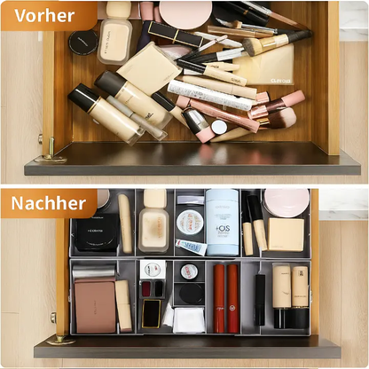 Versatile 3-Tier Drawer Organizer with Adjustable Dividers | Space-Saving Solution for Clutter-Free Living