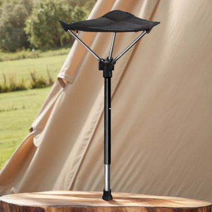 Versatile Folding Camping Stool with Adjustable Height & Lightweight Design for Outdoor Comfort