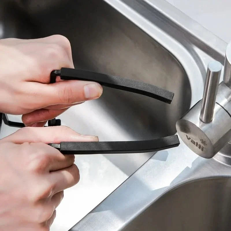 SINKVAULT – Dish Cloth & Sponge Rack for Everyday Kitchen Use