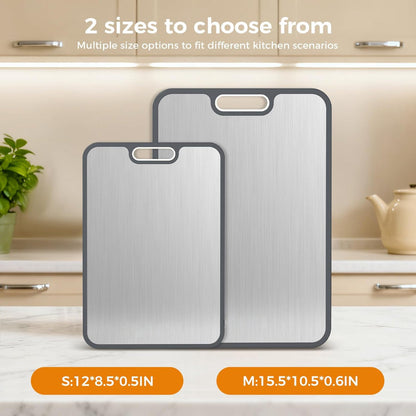 Versatile Kitchen Prep Board | Custom Cutting Board with Double-Sided Design & Juice Groove for Efficient Food Preparation