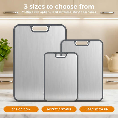 Versatile Kitchen Prep Board | Custom Cutting Board with Double-Sided Design & Juice Groove for Efficient Food Preparation