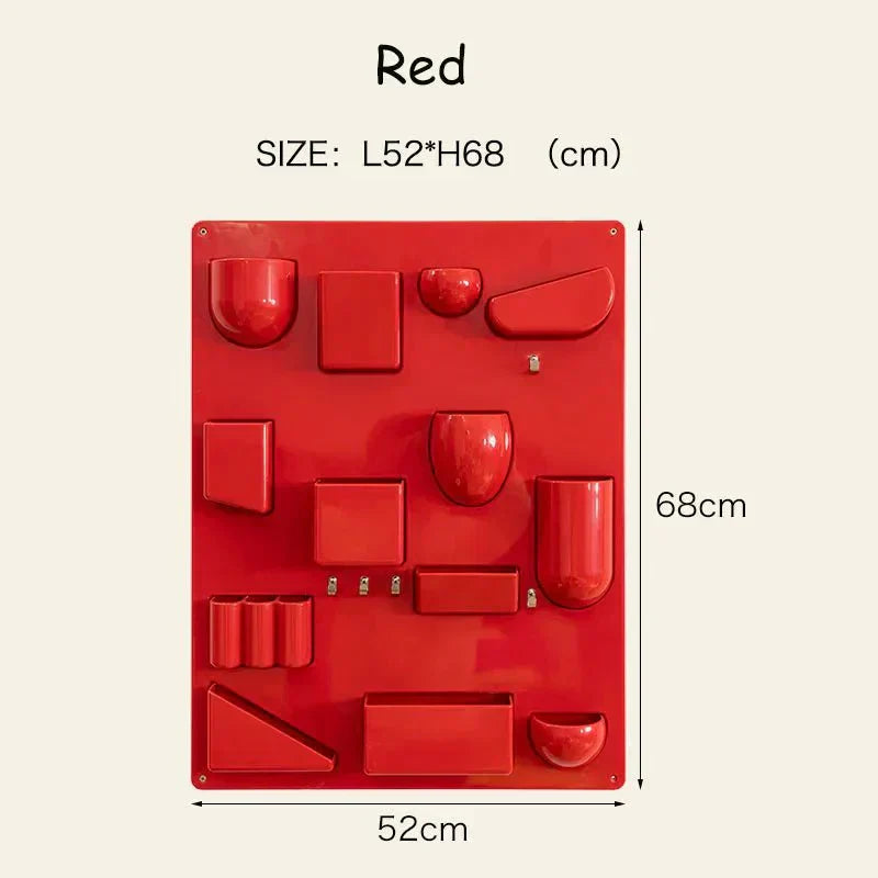 Ortekor Versatile Storage Organizer | Multi-Functional Wall Hanging Rack with Eco-Friendly Design | Ideal for Home & Office Organization